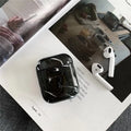 White marble hard PC protective case cover for Apple AirPods 1 and 2 charging box