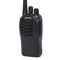 Baofeng USB BF-888S walkie-talkie handheld station in black with UK plug charger