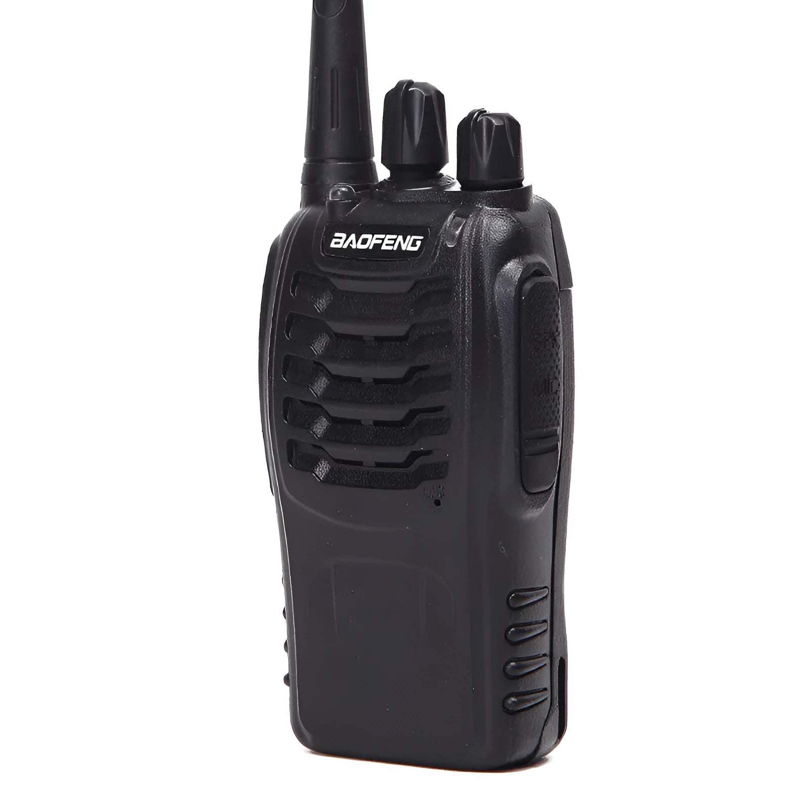Baofeng USB BF-888S walkie-talkie handheld station in black with UK plug charger