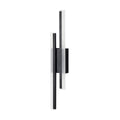 Gold double line wall lamp, 500mm long, with modern design.