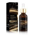 30ml bottle of facial moisturising care solution with hyaluronic acid, measuring 9cm in height.