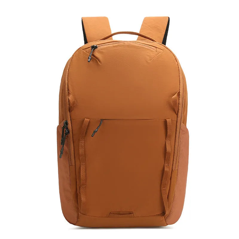 Waterproof Taslan composite cloth backpack with curved shoulder strap, under 20L capacity, available in multiple colours.