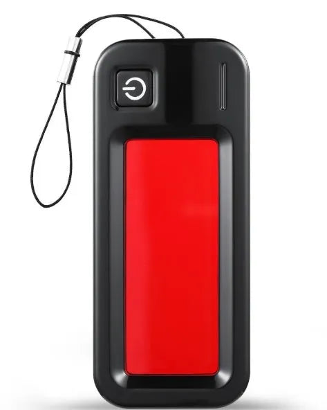 Red reverse camera detector with scanner window for finding hidden lenses