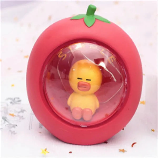 Creative small table lamp resin process Korean style decoration 10.5x6.5x12.5cm two styles