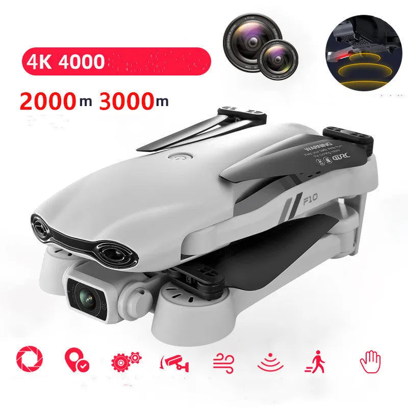 8K dual camera GPS remote control plane with brushless motor in flight