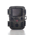 Black infrared night vision monitoring device with 12MP camera and TF Card slot