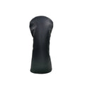 Black golf club cover for No.1 wood, fairway wood, or iron wood club head protective sleeve