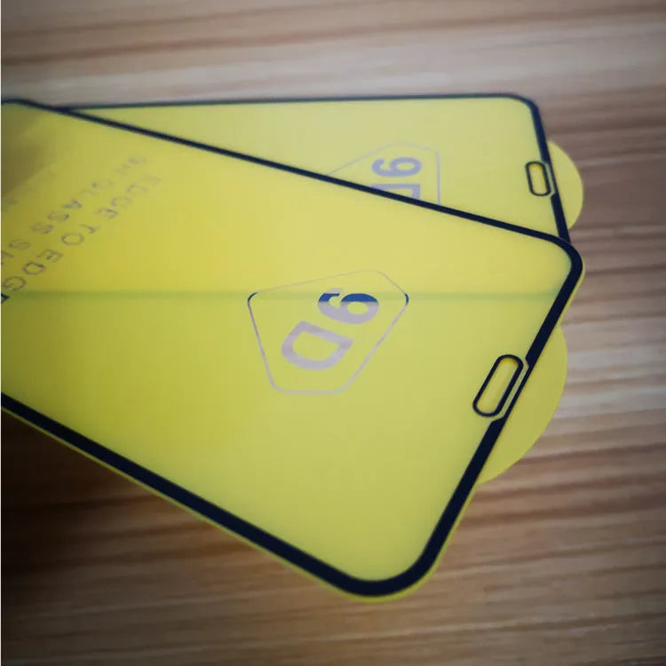 Black glass tempered screen film for XiaoMi 10 Lite 11 Lite and 11T Pro full screen protection