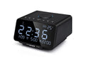 Wireless alarm clock speaker in black with Bluetooth 4.1 and 4400mAh battery