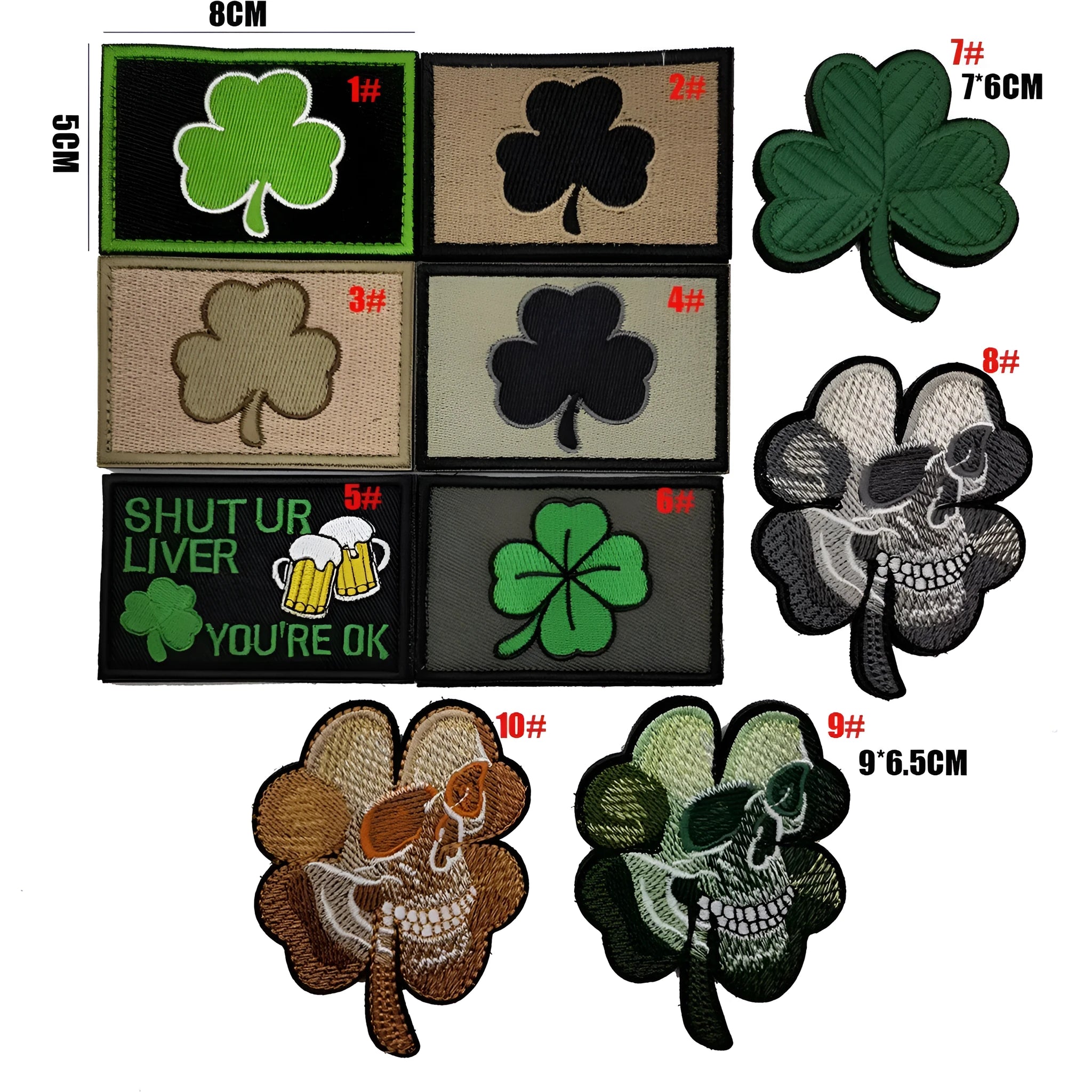 Outdoor embroidered fabric badge with hook and loop or adhesive backing in nylon polyester material