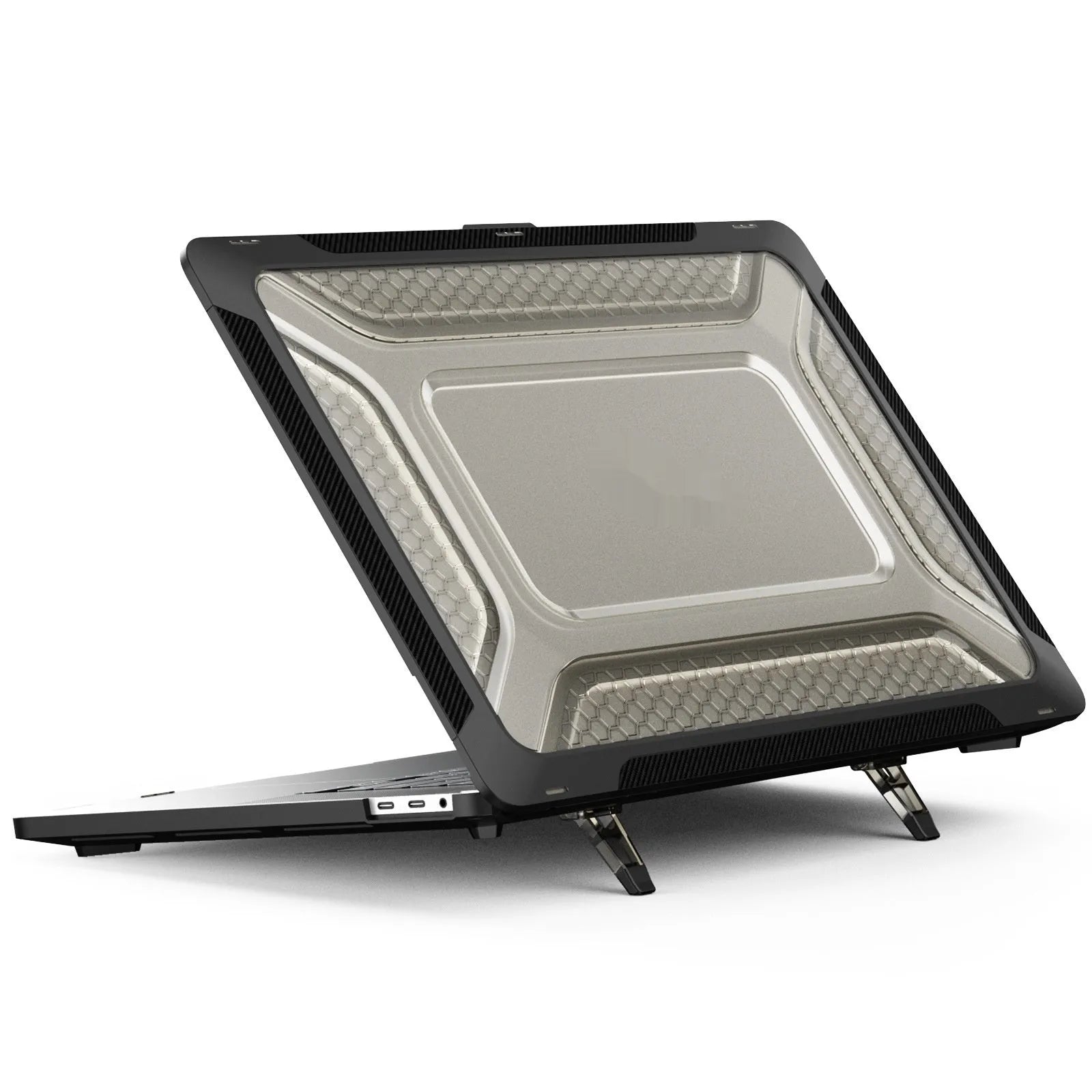 MacBook protective hard shell case in four colour options for Pro and Air models.