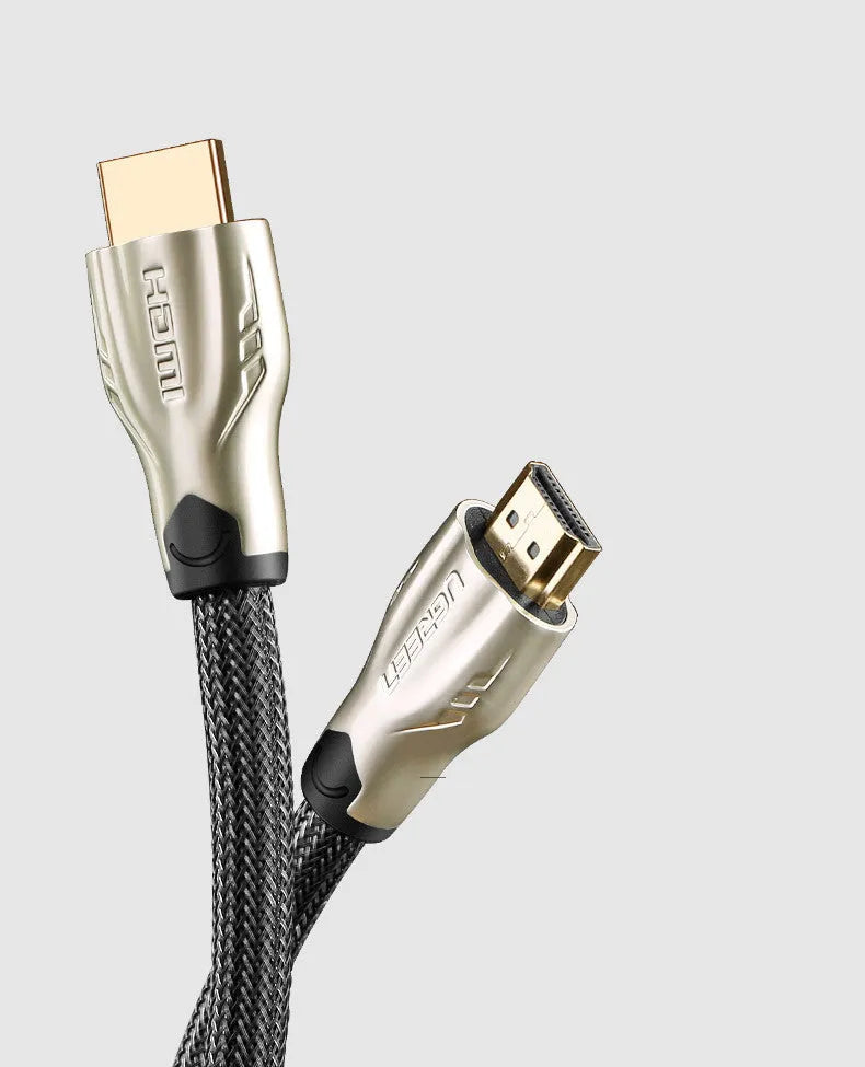 5 metre long HDMI cable with gold-plated connectors on a white background.