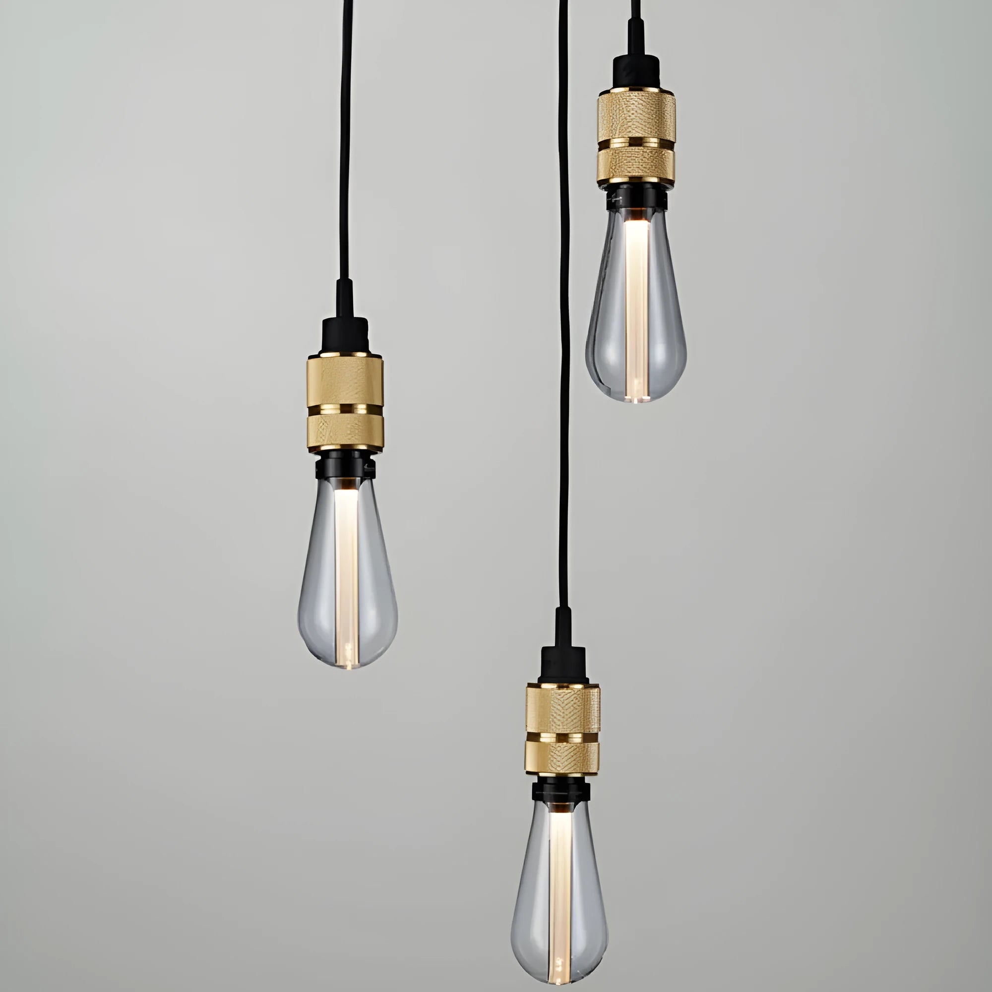 DIY decorative chandelier assembly retro ceiling light with braided cord and metallic finishes