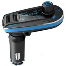 BT618C vehicle Bluetooth MP3 player FM transmitter with LCD screen and USB port