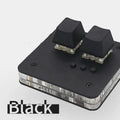 Compact plastic USB keyboard with multimedia keys in black, grey, pink or white colour options