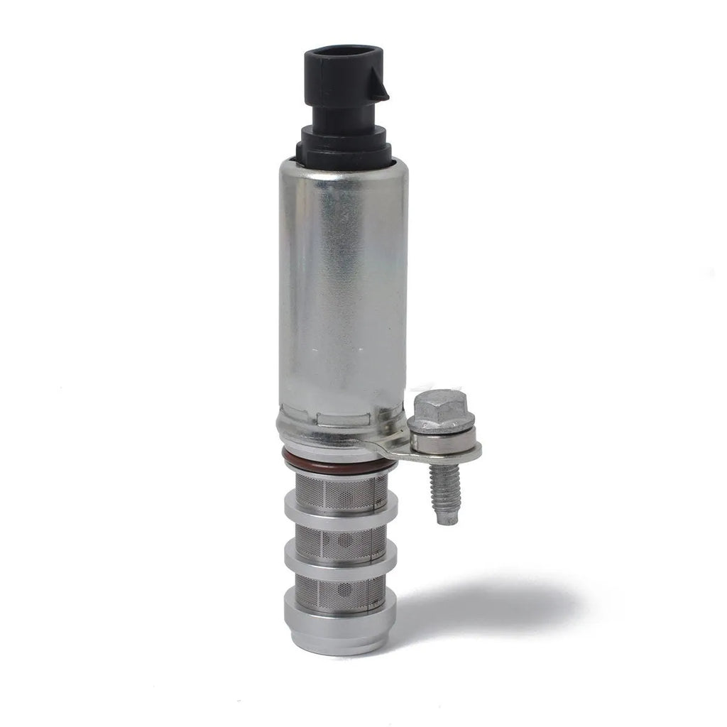 A pair of oil control solenoid valves for Buick and Chevrolet VVT systems.