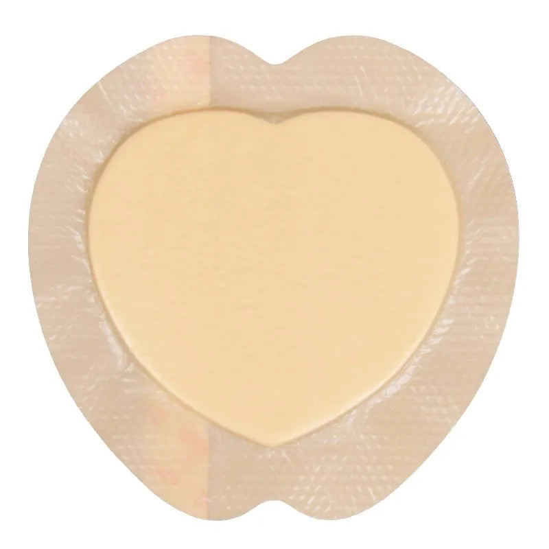 Large skin colour silicone foam dressing sticker for bedsores and pressure ulcers