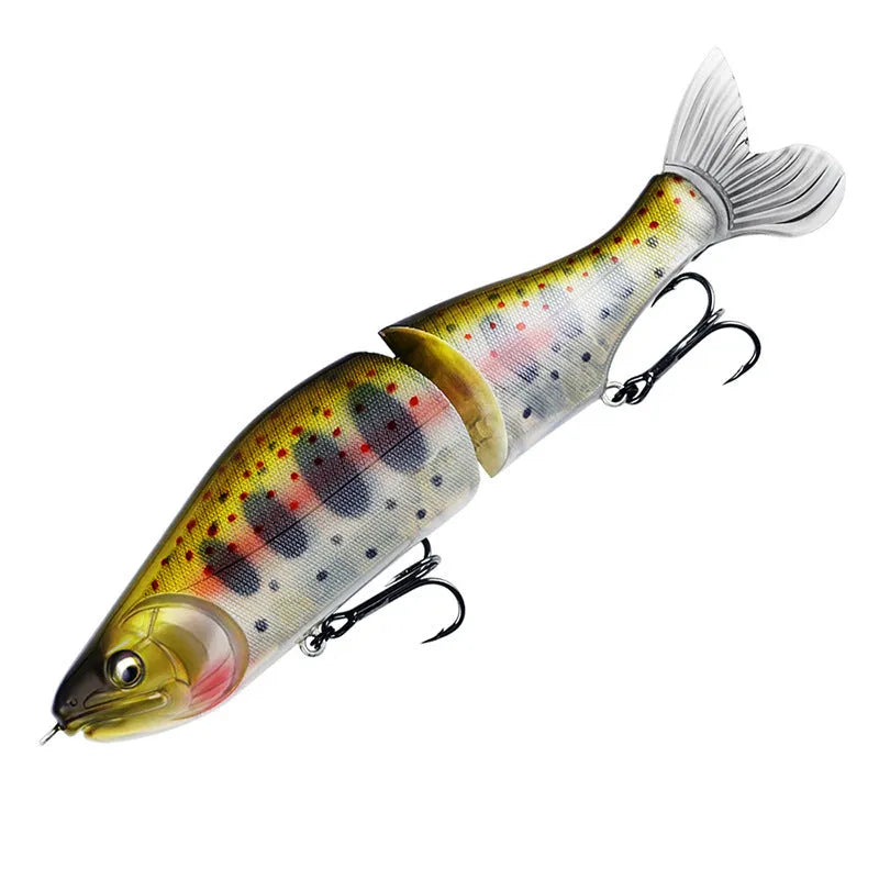 185mm plastic swimming bait fishing lure shown in one of 15 available colours