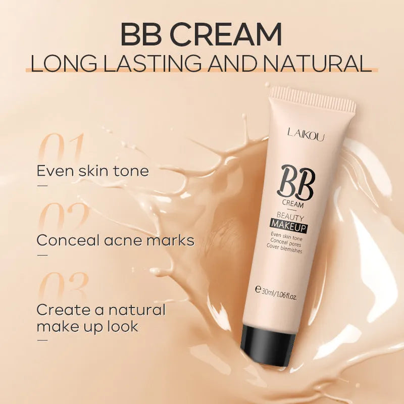 30ml tube of BB cream available in nine colours including ivory, natural, and chocolate shades