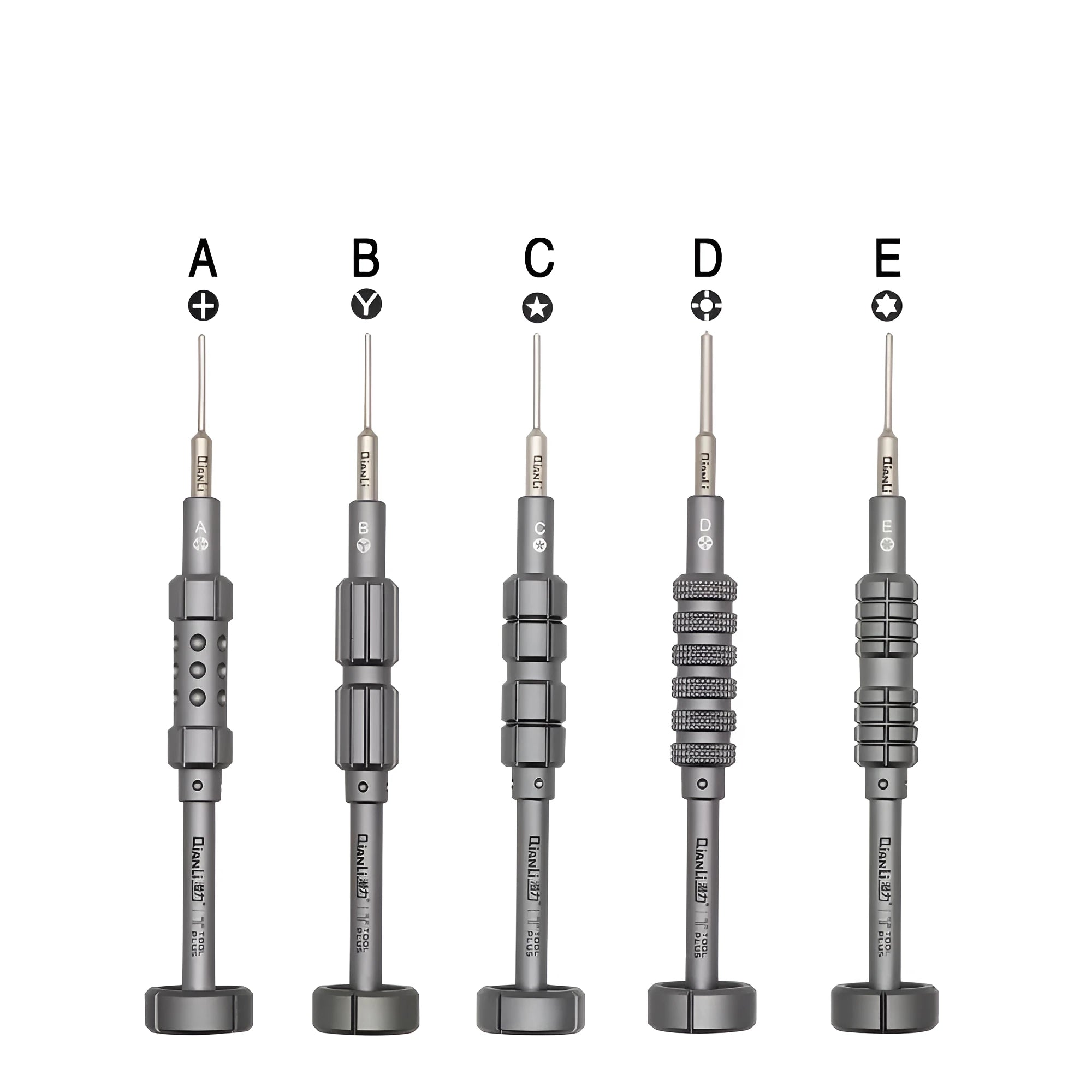 Precision screwdriver with aviation alloy handle and T2 cross triangle bit for iPhone repair