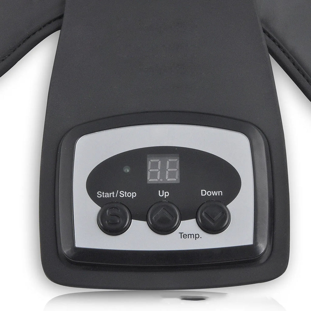 Knee massager with infrared heat warming, adjustable temperature control, knee pads and shoulder pads