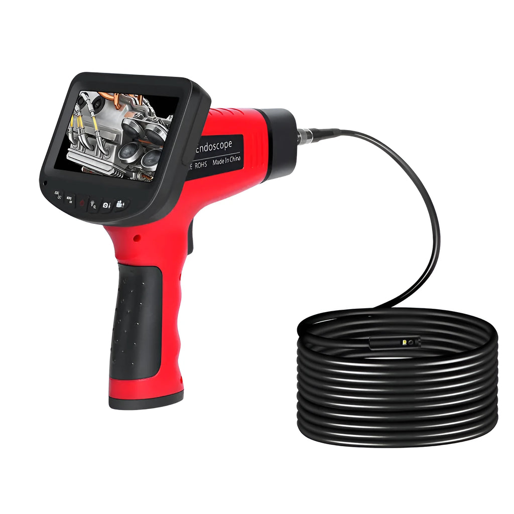 8.5mm diameter dual-lens endoscope inspection camera with choice of probe lengths.