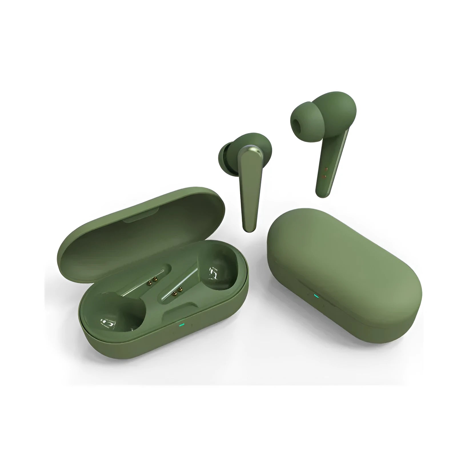 ANC wireless headphones in black, white, pink, green, or blue with Bluetooth 5.0 and 20-metre range