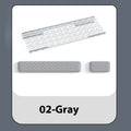 Double sided keyboard and mouse pad with memory foam wrist support in various colour options