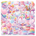 Fresh candy small object decorative waterproof stickers measuring 4-7cm on individual sheets