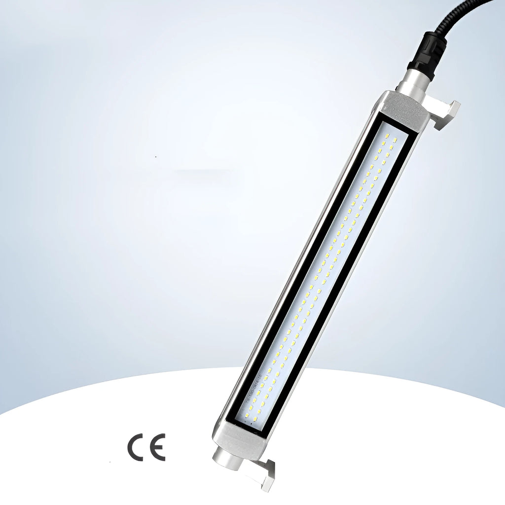 LED CNC lathe explosion proof work light with aluminium housing and tempered glass, IP68 rated
