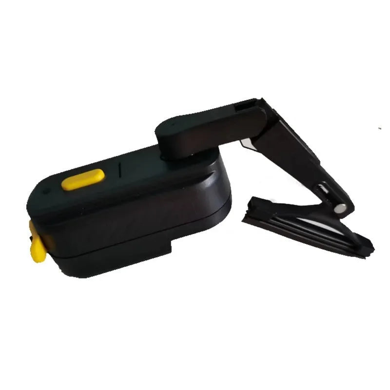 Black TZ-HW065 smart helmet wiper unit with 65mm blade for motorcycle visor cleaning.