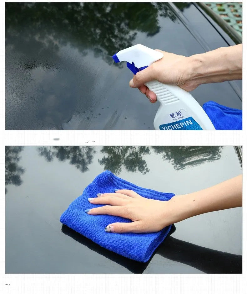 500ml car duster wax spray container for paint maintenance with powder sprayer application