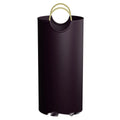 Round portable plastic trash can measuring 38x72cm for office and outdoor use