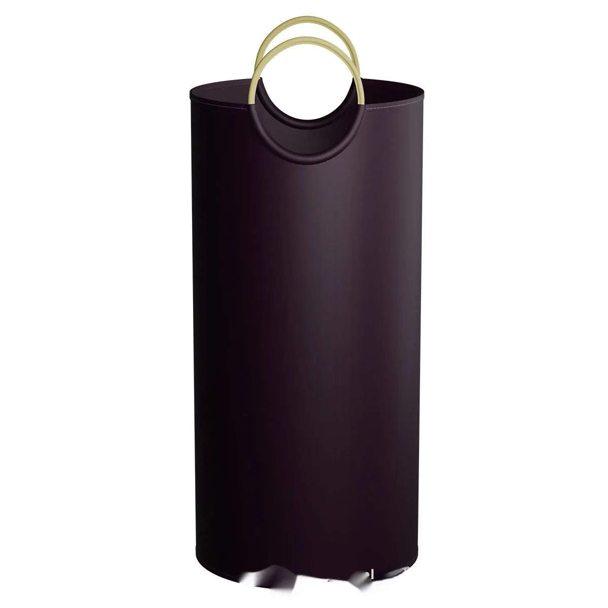 Round portable plastic trash can measuring 38x72cm for office and outdoor use