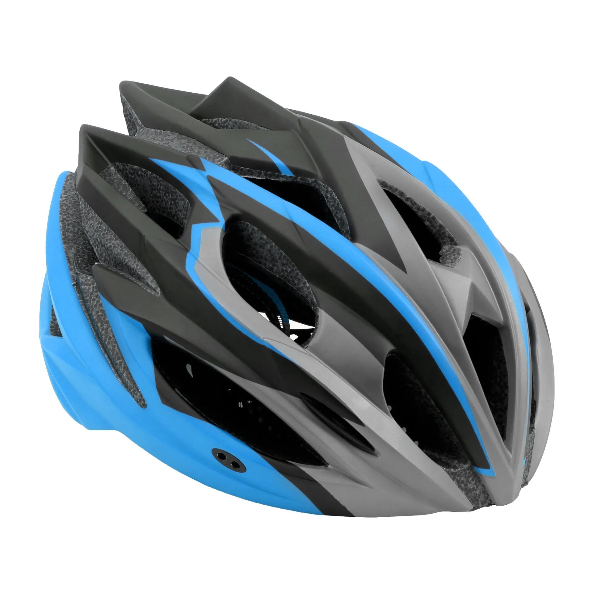 Outdoor riding bicycle helmet with EPS inner, one size, available in black and white colour option
