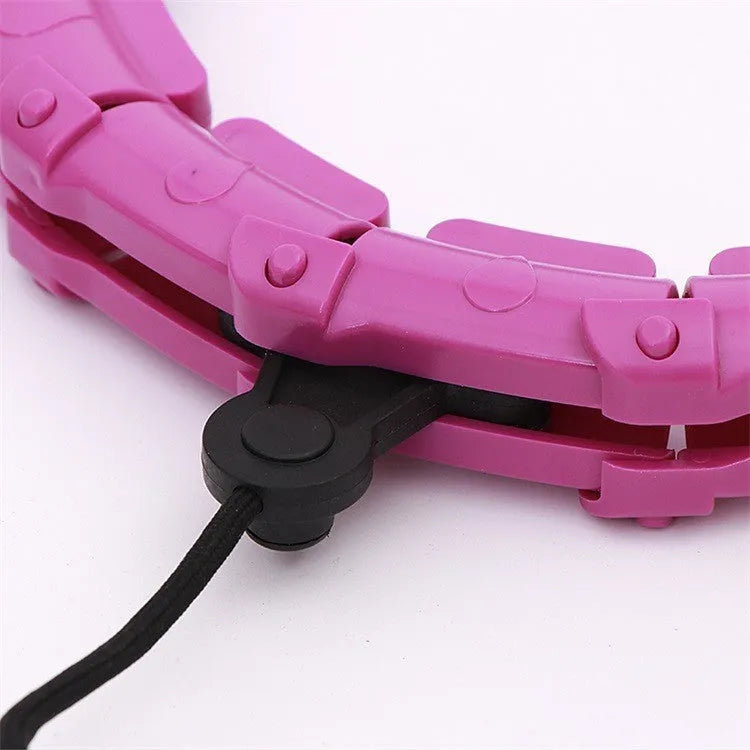 Detachable ABS massage soft ball in pink for fitness and waist slimming – 32cm diameter