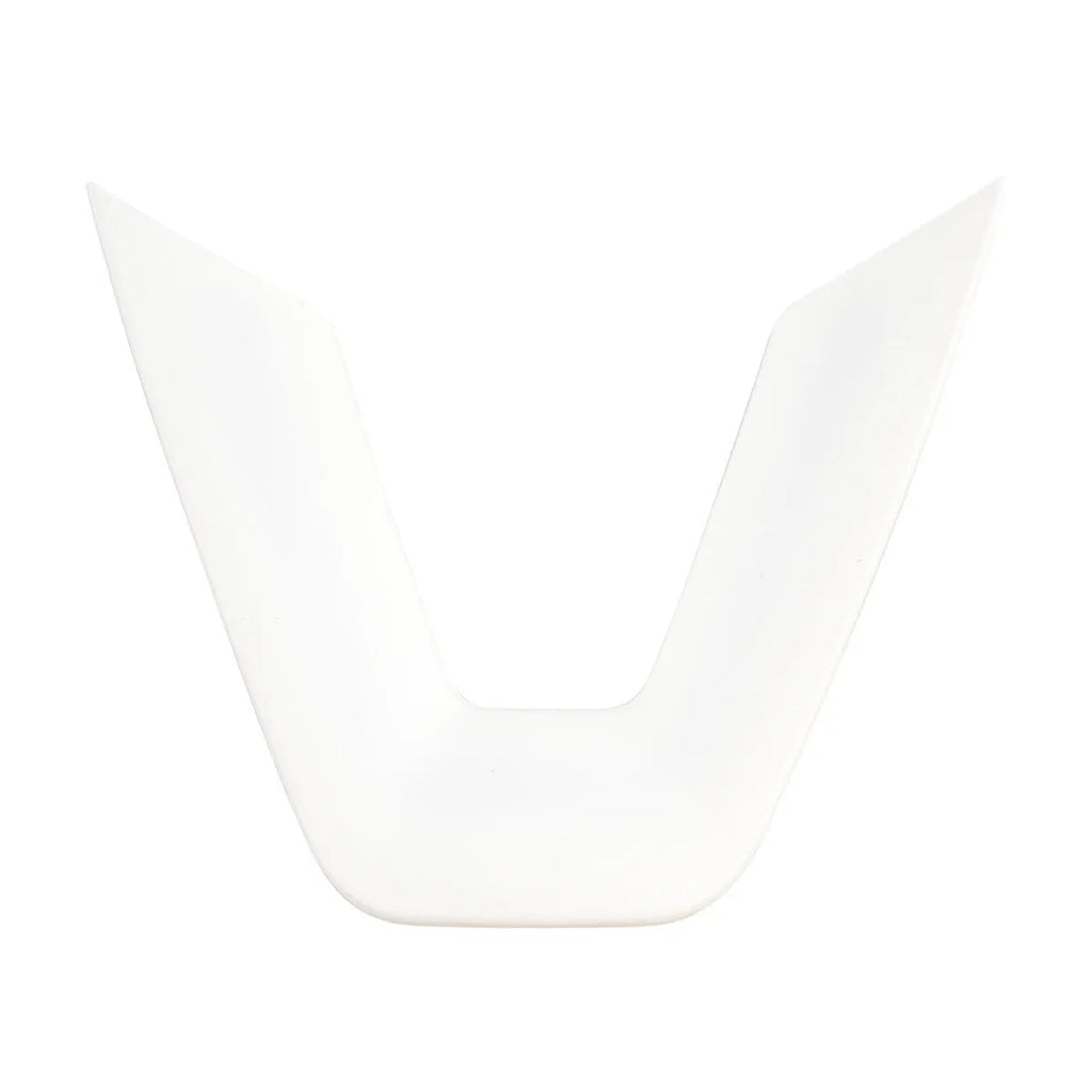 White plastic AB steering wheel patch decorative protective shell for car interior renewal
