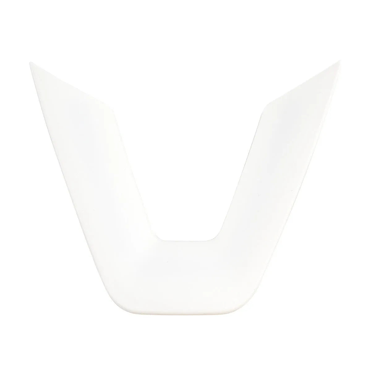 White plastic AB steering wheel patch decorative protective shell for car interior renewal