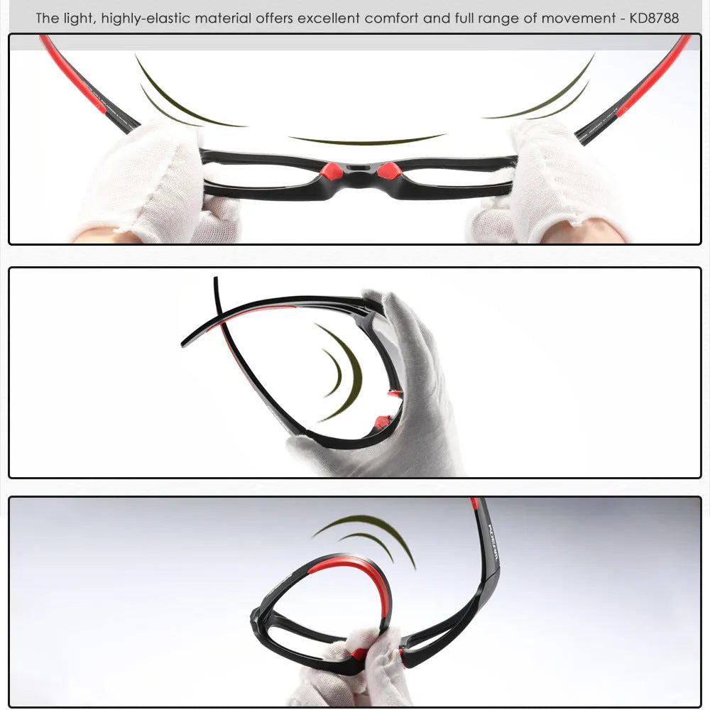 Ultralight sports polarized sunglasses with TR90 frame in colour option C1 on a white background