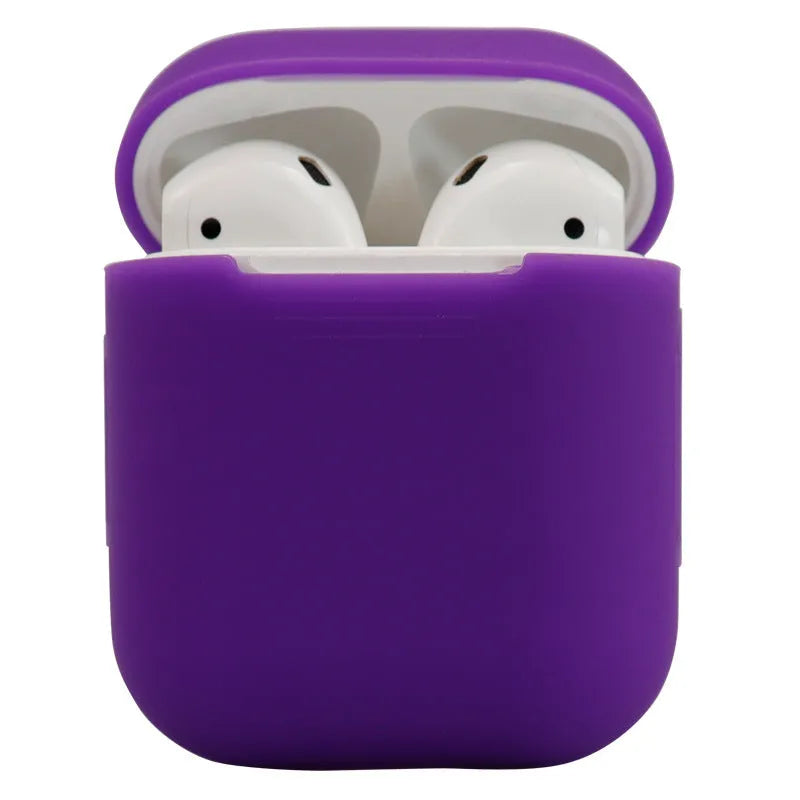 Silicone protective cover for Apple AirPods 2 charging case in multiple colour options