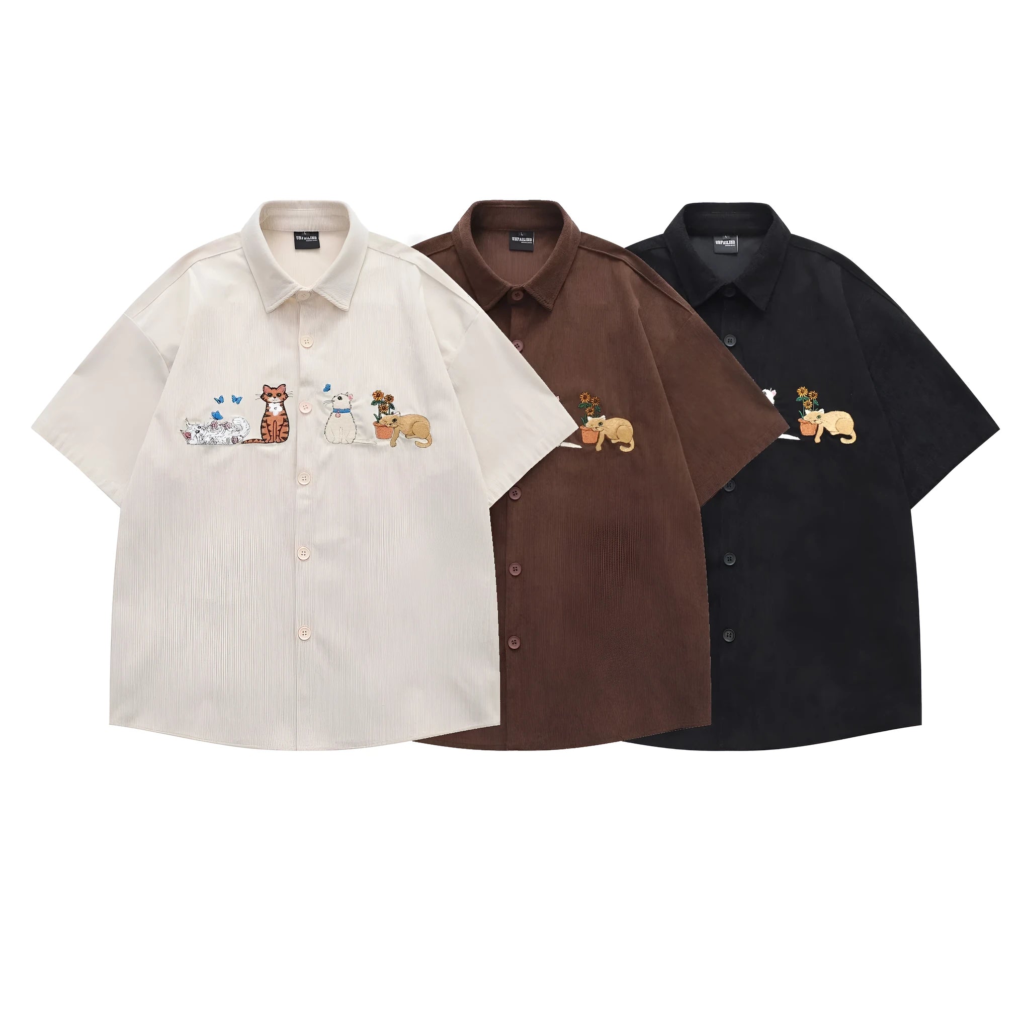 Loose cartoon cardigan for teenagers in apricot colour, made from polyester fibre with embroidery