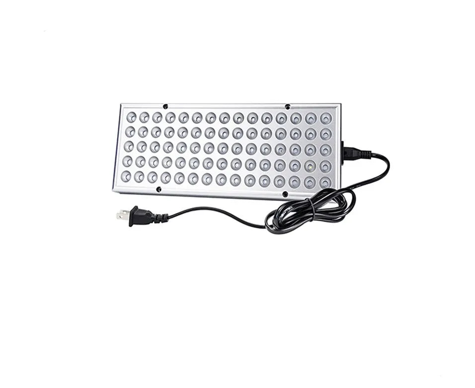 25W LED plant supplement light with 75 LEDs and steel hanging kit for greenhouse seedling use