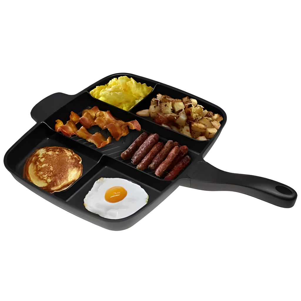 Master Pan 5 in 1 multifunctional frying pan bakeware 38x56cm aluminium ABS non-stick PFOA free coating