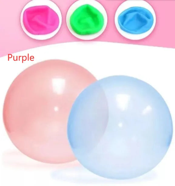 Big inflatable TPR bouncy ball in pink, yellow, green, and blue, sizes up to 120cm