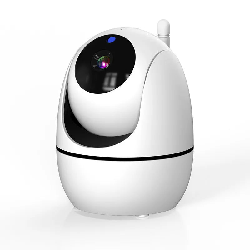 White HD wireless baby monitor with 5-inch LCD screen and camera