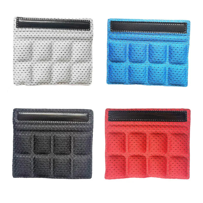 Cycling helmet lining sponge pad with Velcro chin pad, hot press molding, adult size 17-11 cm, blue colour