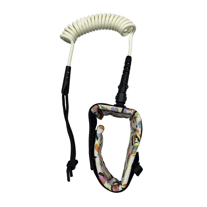 High elastic surfboard hand holding rope with 50kg tension capacity for paddle board attachment