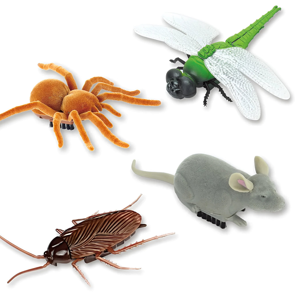 Vibration brush walking trick simulation electric pet toy plastic 11x5 cm realistic cockroach design on floor