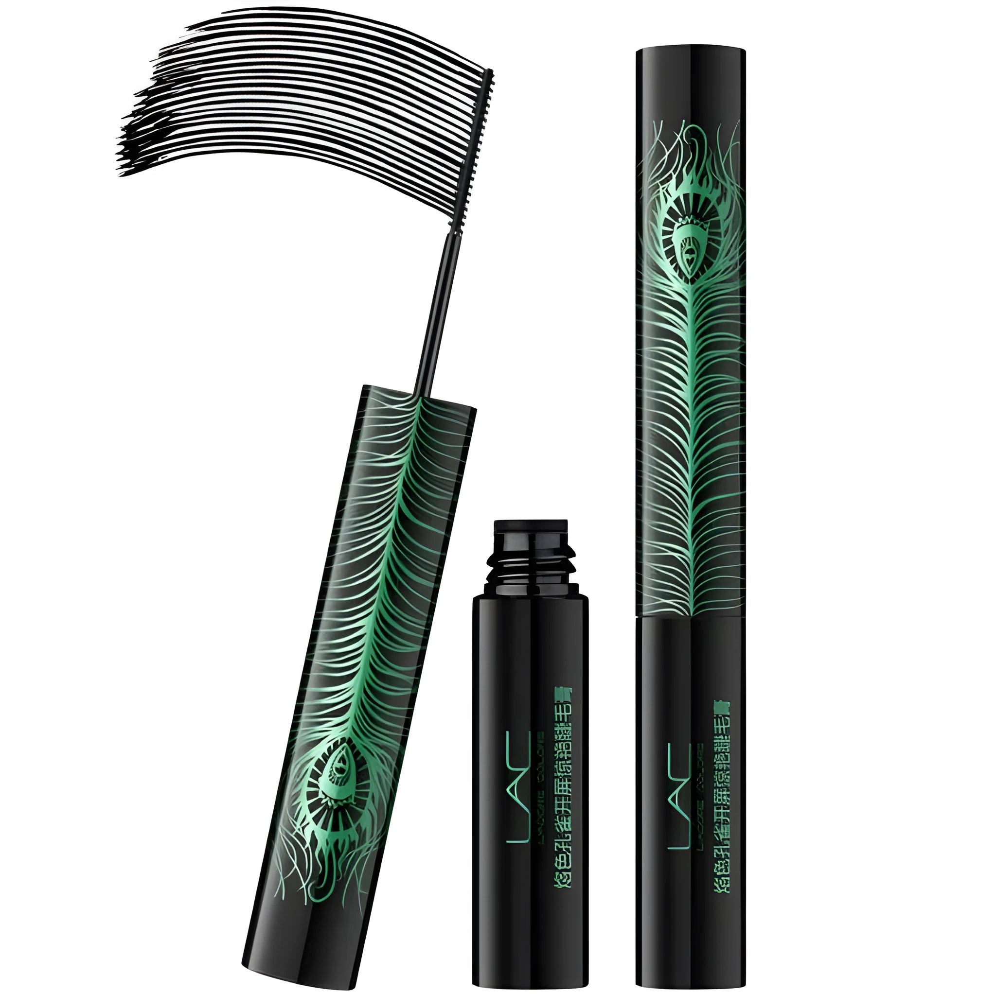 Waterproof mascara in natural black with curling and thickening formula for lash lengthening