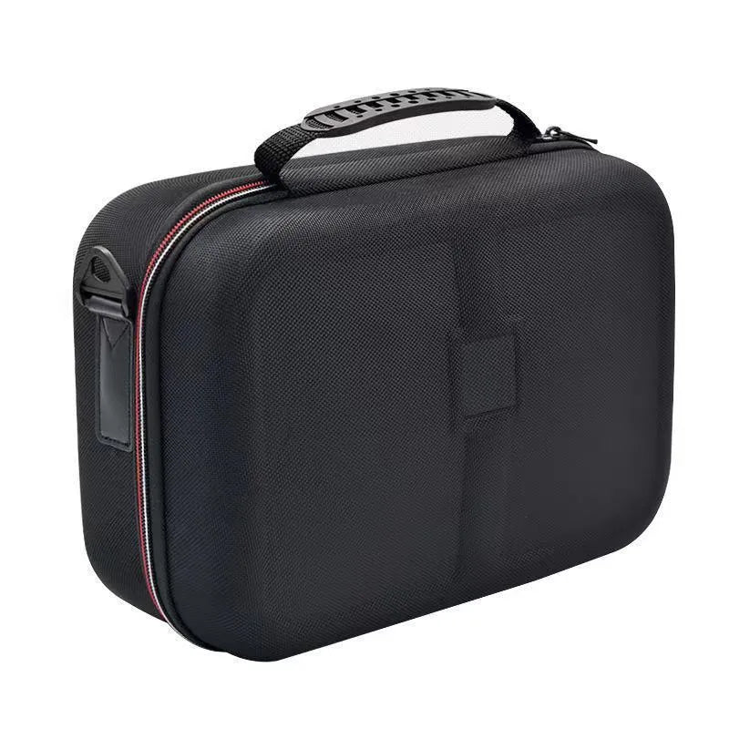 Black EVA game console storage bag for organising controllers and cables